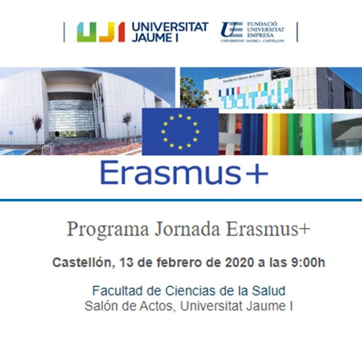 La UJI impulsa una jornada en financiación europea Erasmus +