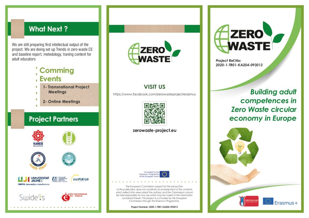 All about the Erasmus+ project ZERO WASTE – EuroFUE-UJI